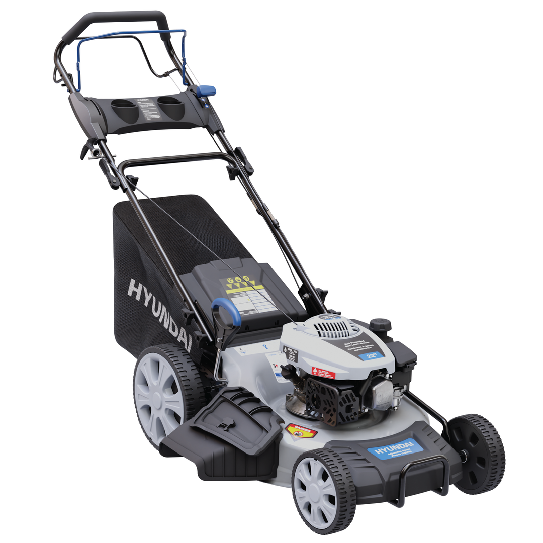 Hyundai HM1760 22in 173cc 3 in 1 Gas Self Propelled Lawn Mower with Variable Speed