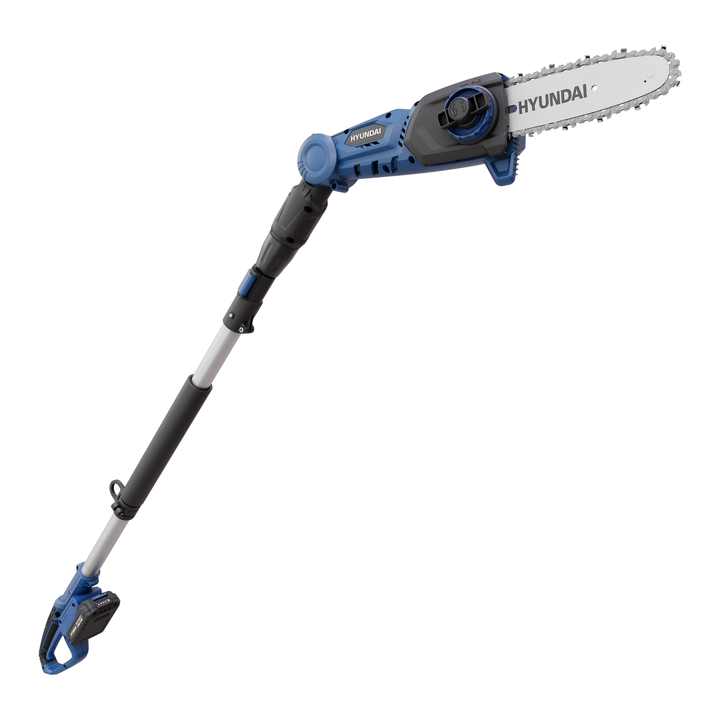 Hyundai 20V Lithium-Ion Cordless Pole Saw Kit with 2.0Ah Battery and Charger