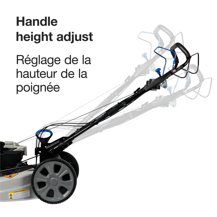 Hyundai HM1760 22in 173cc 3-in-1 Gas Self Propelled Lawn Mower with Variable Speed