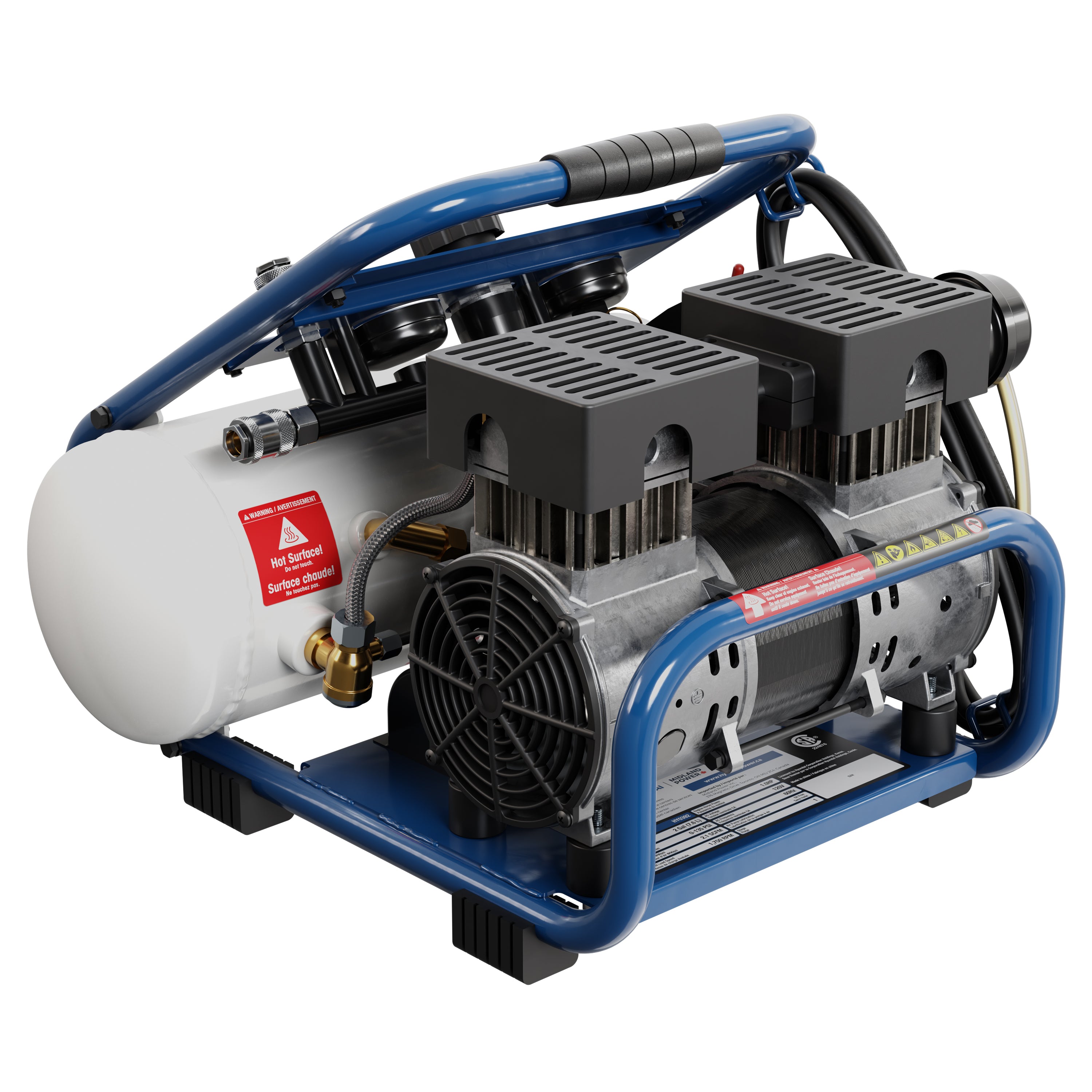Hyundai HHC210Q 2-Gallon Aluminum Air Compressor – Hyundai Power