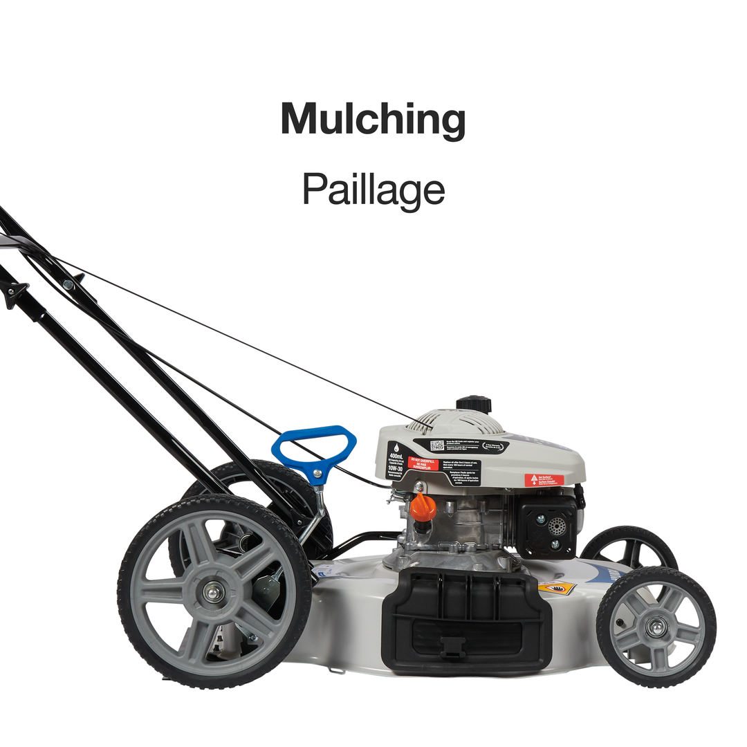 Hyundai HM1710 21in 173cc 2-in-1 Gas Push Lawn Mower