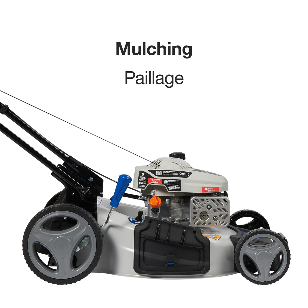 Hyundai HM1730 22in 173cc 3-in-1 Gas Push Lawn Mower