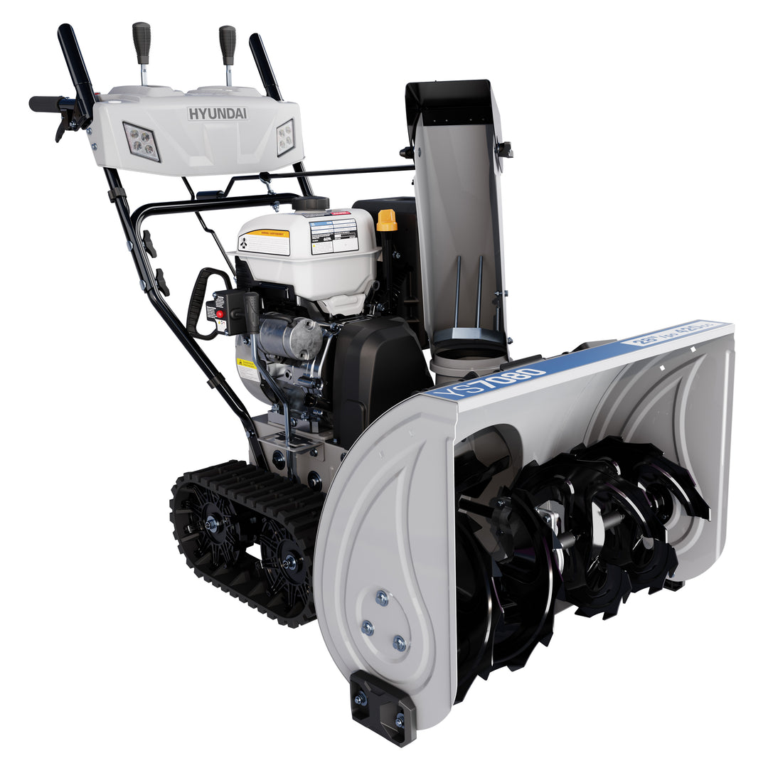 Hyundai YS7080 28-Inch 420cc Two-Stage Tracked Snowblower