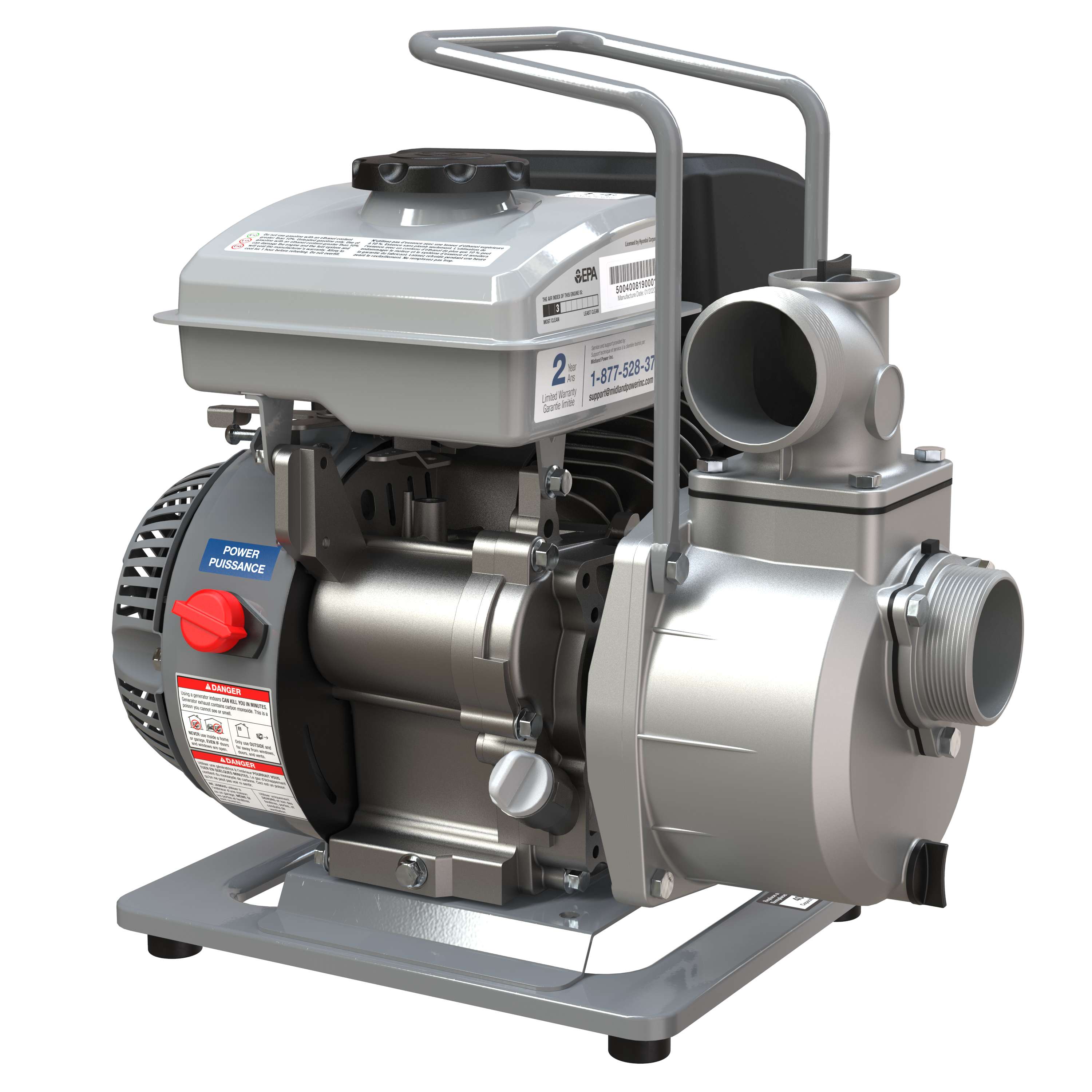 Machine water outlet pump